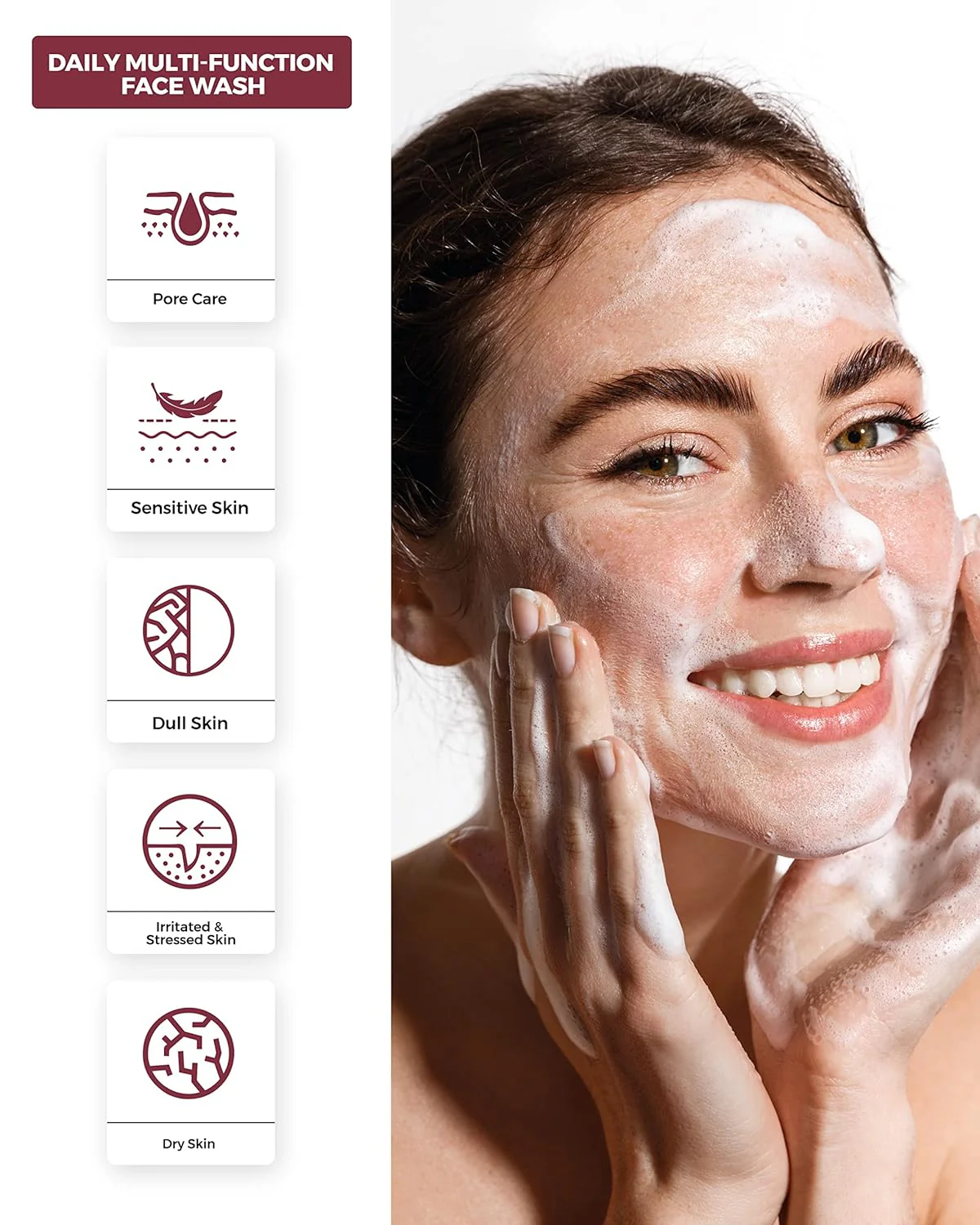 Madeca Amino Acid Cleansing Foam 160g - Image 3