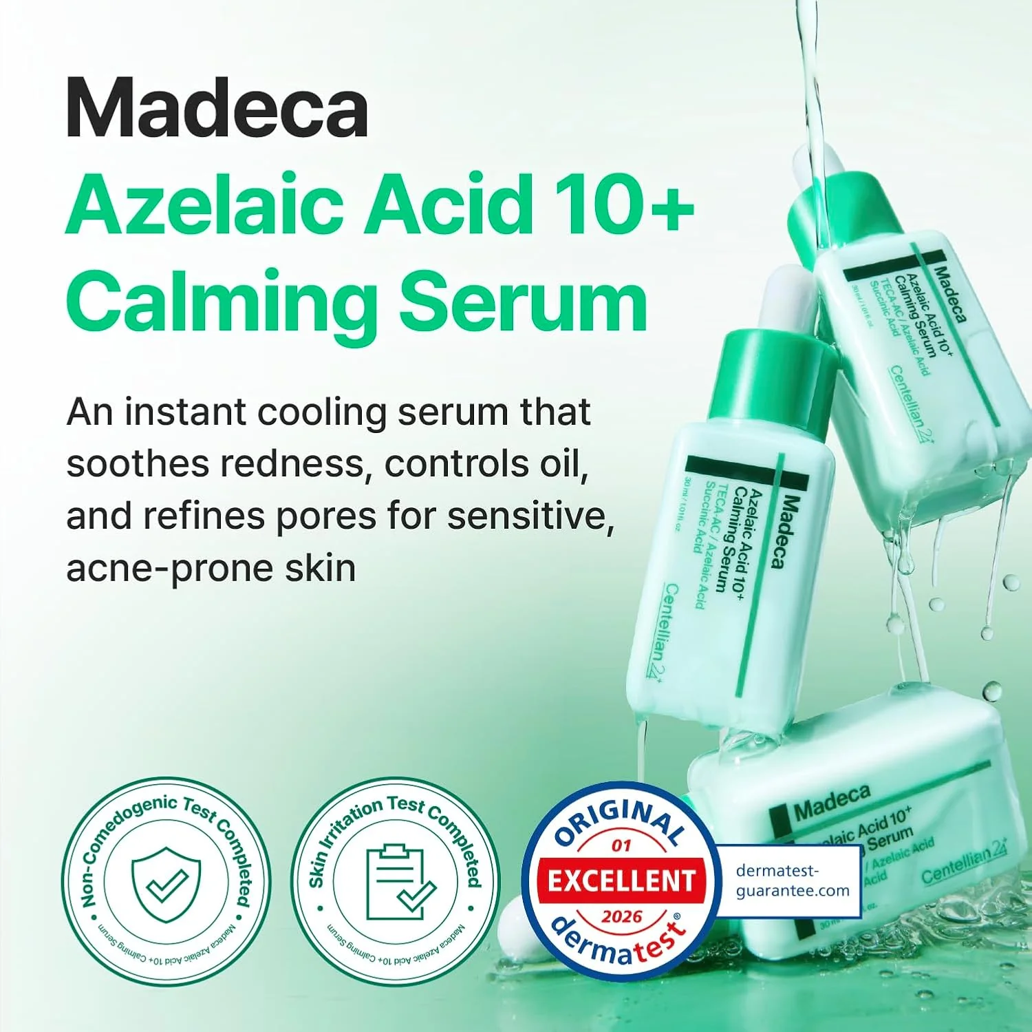 Madeca Azelaic Acid 10+ Calming Serum 30ml - Image 3